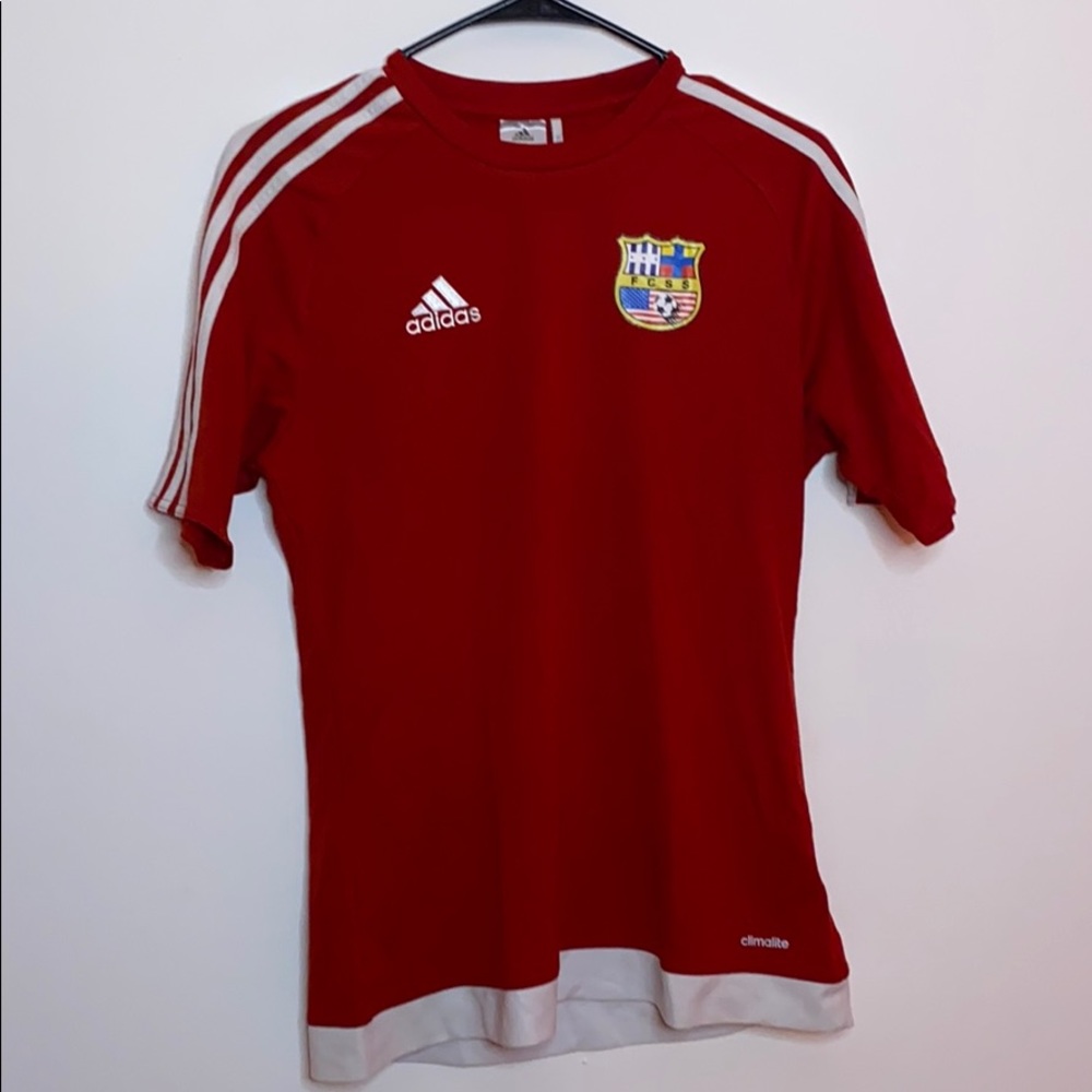 Short sleeve adidas soccer shirt